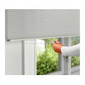 White Fabric honeycomb blinds